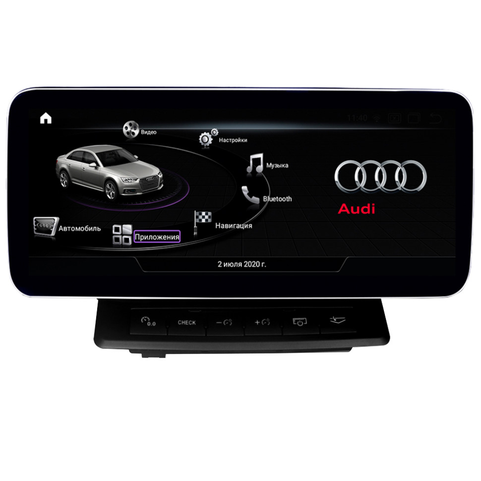 Штатная магнитола Parafar для Audi A6 (2010-2011) 3G экран 10.25" разрешение 1920*720 на Android 11.0 (PF7948QHD3G)